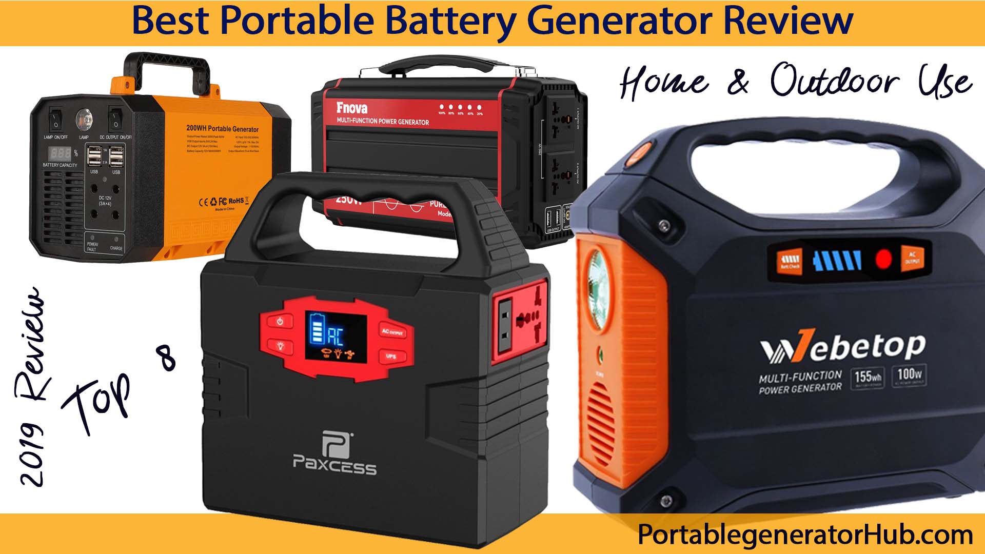 12 Best Portable Battery Generator 2019 Review - Perfect For Camping