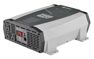 COBRA CPI2590 Gray 2500W Power Inverter for Work Van