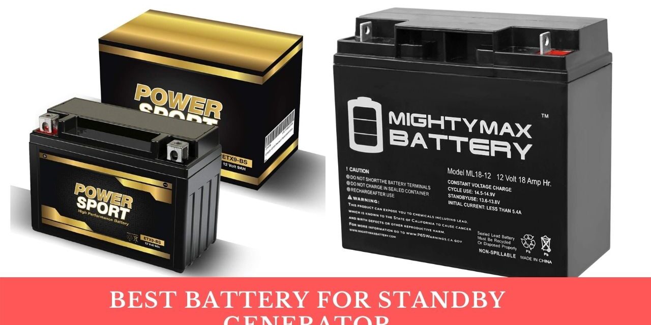 Top 10 Best Battery for Standby Generators 2022 | Guides and Tips