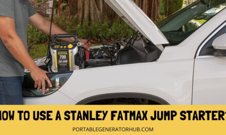 How To Use A Stanley Fatmax Jump Starter? A Fast and Easy Guides