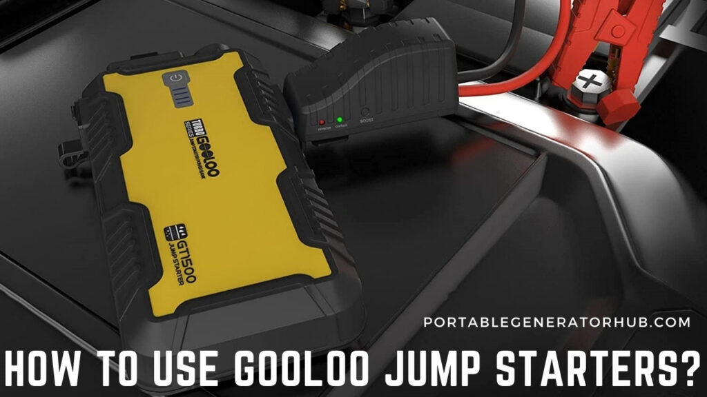How To Use Gooloo Jump Starters