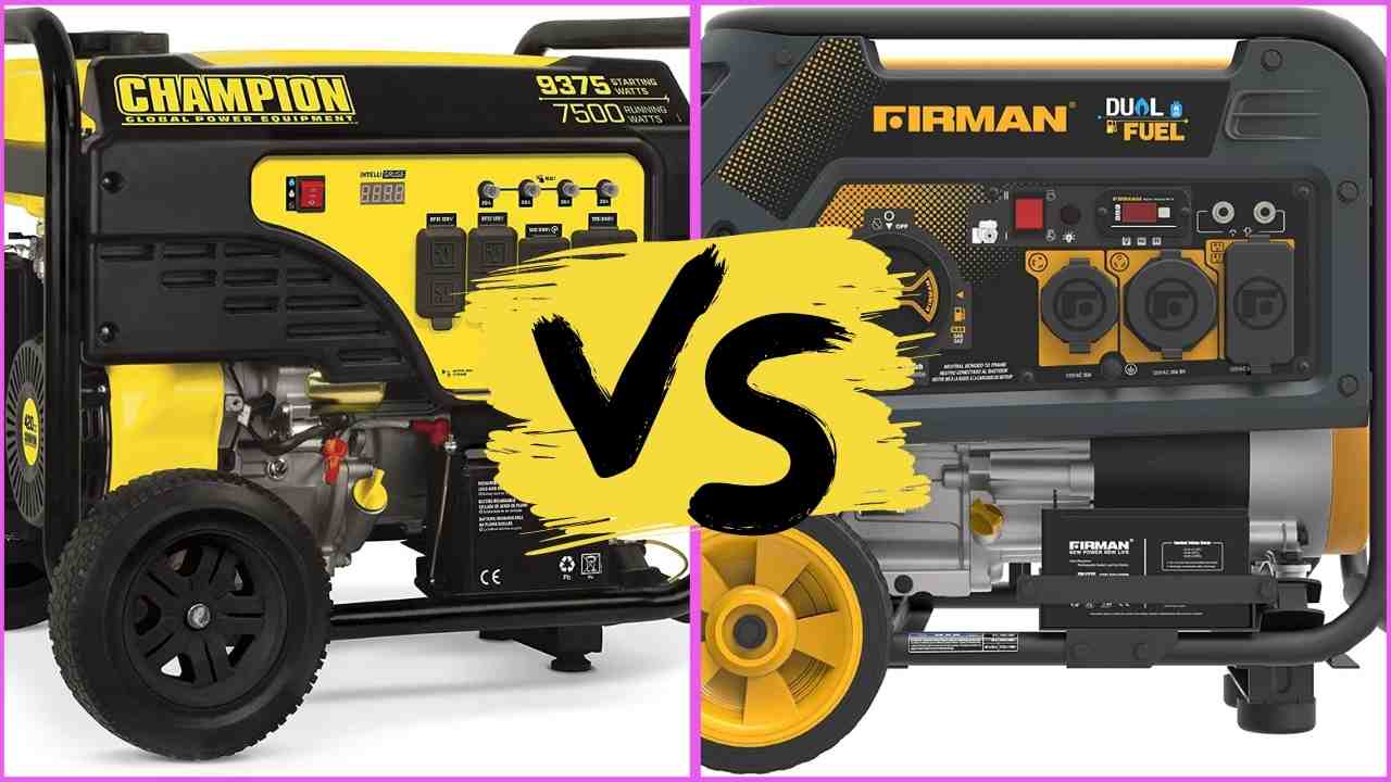 Which Generator Is Better - Champion or Firman
